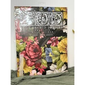 WALL FLOWER - IOD Transfer Pad - Eight 12"x16" Sheets - Brand New